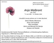 eine Anzeige